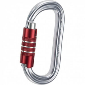 Camp Safety Alüminyum Oval Otomatik 3 Kilitli Karabina
