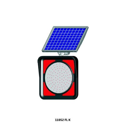 Solar LED’li Flaşör Lamba Kırmızı