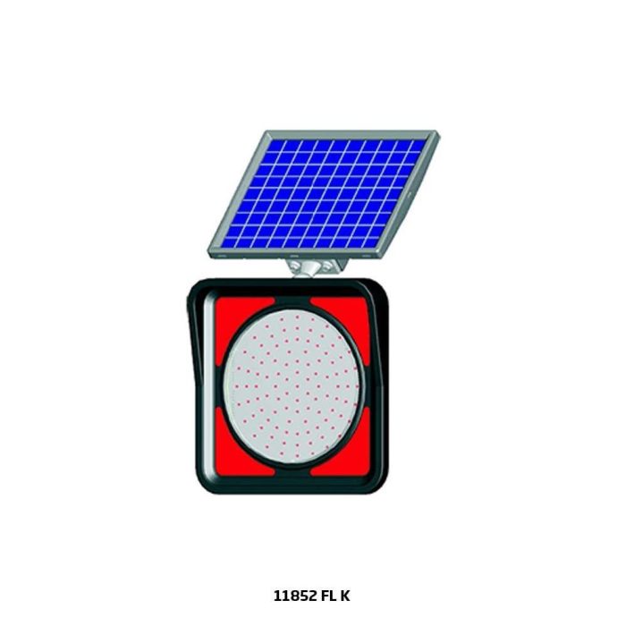 Solar LED’li Flaşör Lamba Kırmızı