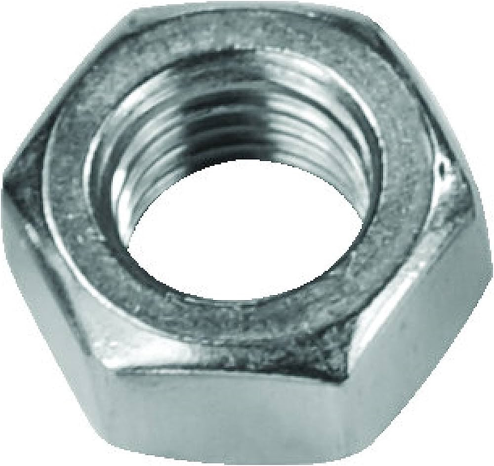 M4 DIN 934 AKB (Altı Köşe Başlı) Çelik Somun Beyaz