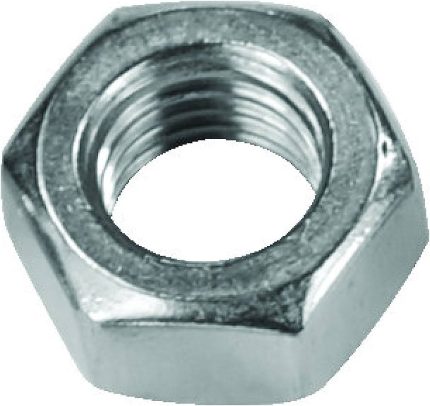 M18 DIN 934 AKB (Altı Köşe Başlı) Çelik Somun Beyaz