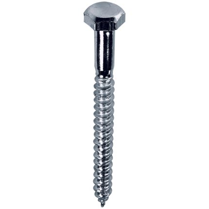 6x50 DIN 571 6.8 Kalite AKB (Altı Köşe Başlı) Demir Trifon Vida Beyaz