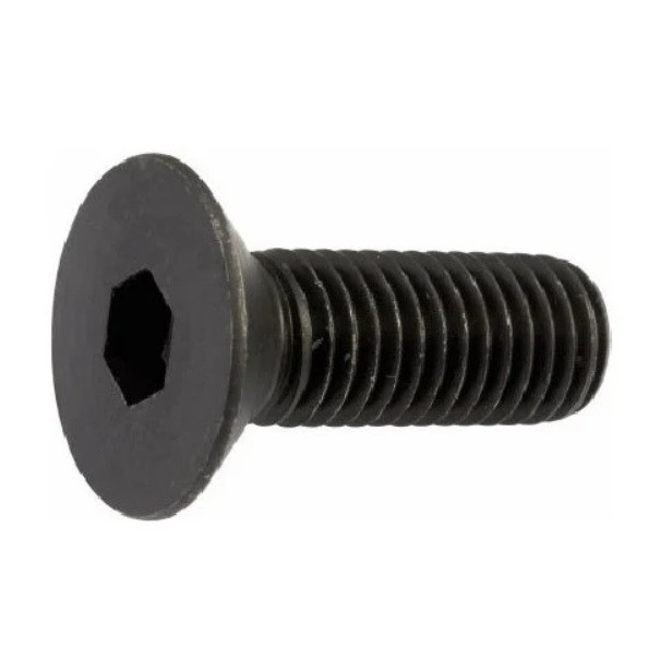 M6x10 DIN 7991 Havşa Başlı İmbus 10.9 Kalite Çelik Cıvata Siyah