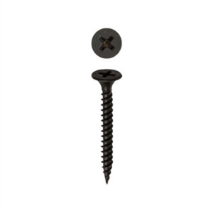 3.5x45 Borazan Başlı Sivri Uçlu Seyrek Dişli Alçıpan Vidası Siyah