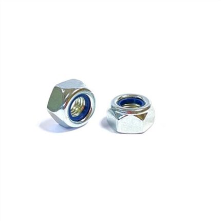 M12 DIN 985 Fiberli Çelik Somun Beyaz